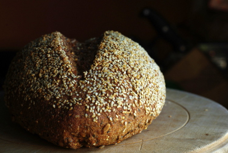 Seeded Wheat and Rye Bread